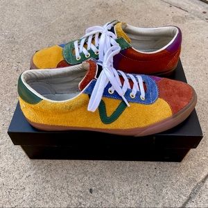 Vans Vault x LQQK Multicolor Suede shoes
